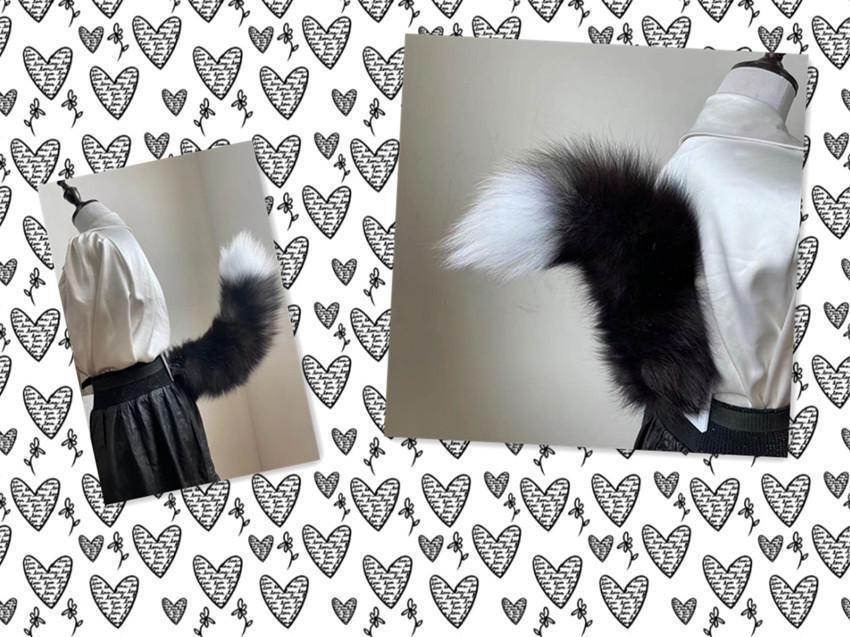 Anime Halloween Fox Tails Plush Cosplay Costume Faux Fur Big Tails Flexible JK Cat Fox Furry Tail Performance Props Fursuit Tail