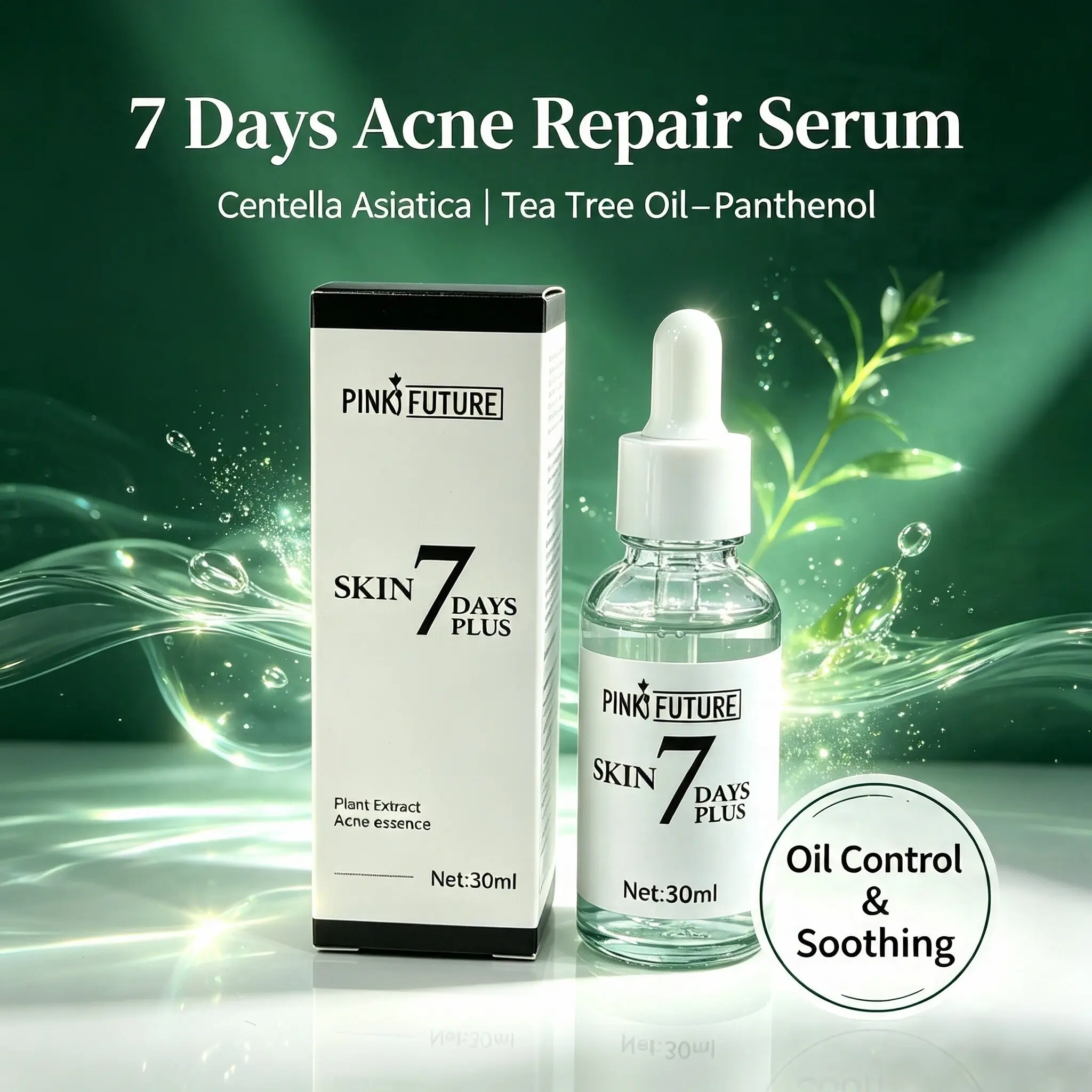 Pink Future SKIN 7 DAYS PLUS Plant Extract Acne essence