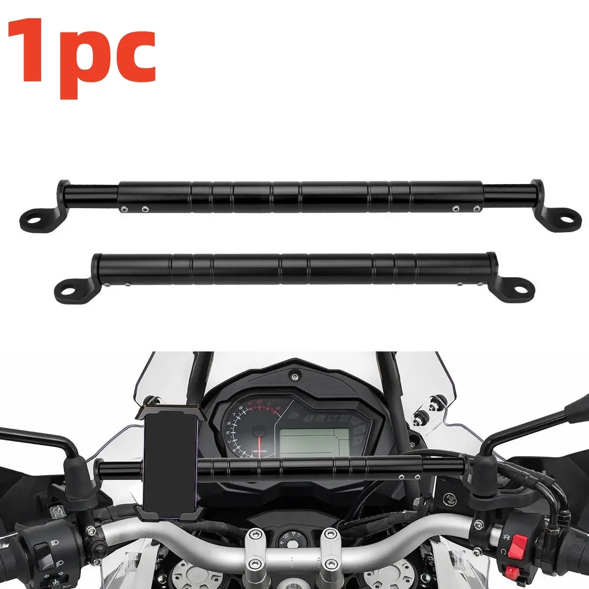 motorcycle balance bar extendable universal rearview mirror balance bar handle for headlight bracket, Adjustable Bracket, multifunctional aluminum alloy crossbar balance bracket motorcycle accessories, Motor Parts Accessories