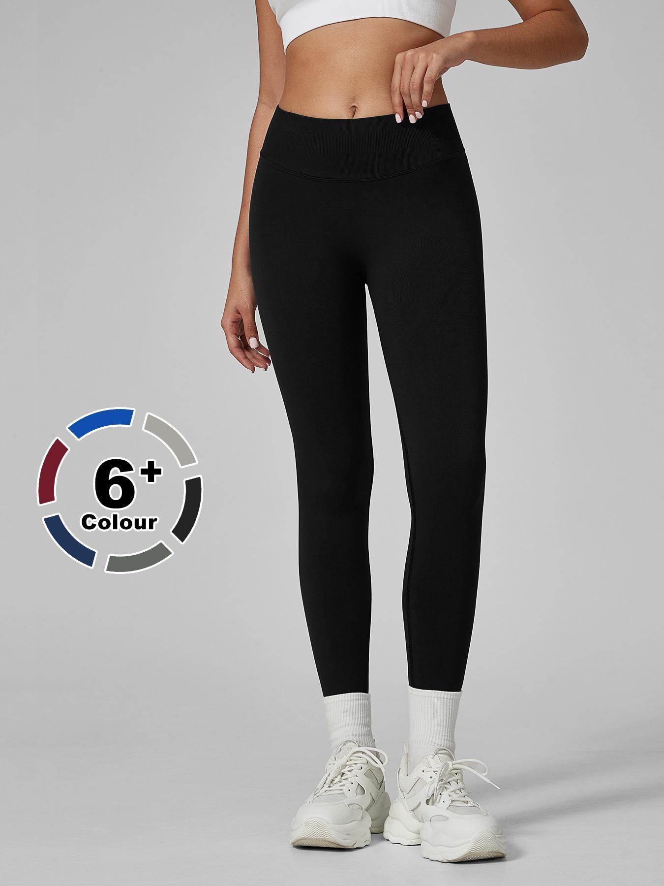 Women's High-Waisted Yoga Pants Set, Soft Breathable Sports Wear, Ideal for Gym and Daily Use, Available in