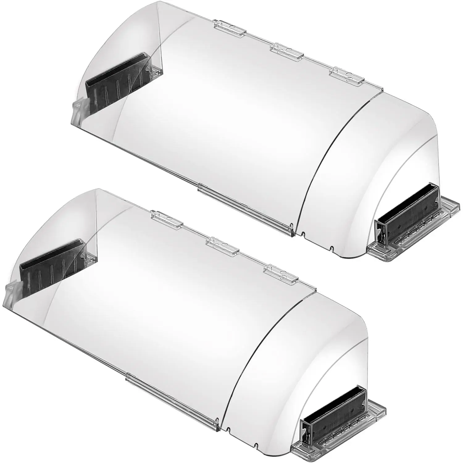 2 Pack Air Vent Deflector, Adjustable  Heat Deflector for Vents | 8.5"–15" Adjustable, Installation,Fits Floor,Wall & Ceiling Vents,Energy-Saving Design,Adjustable Airflow Control
