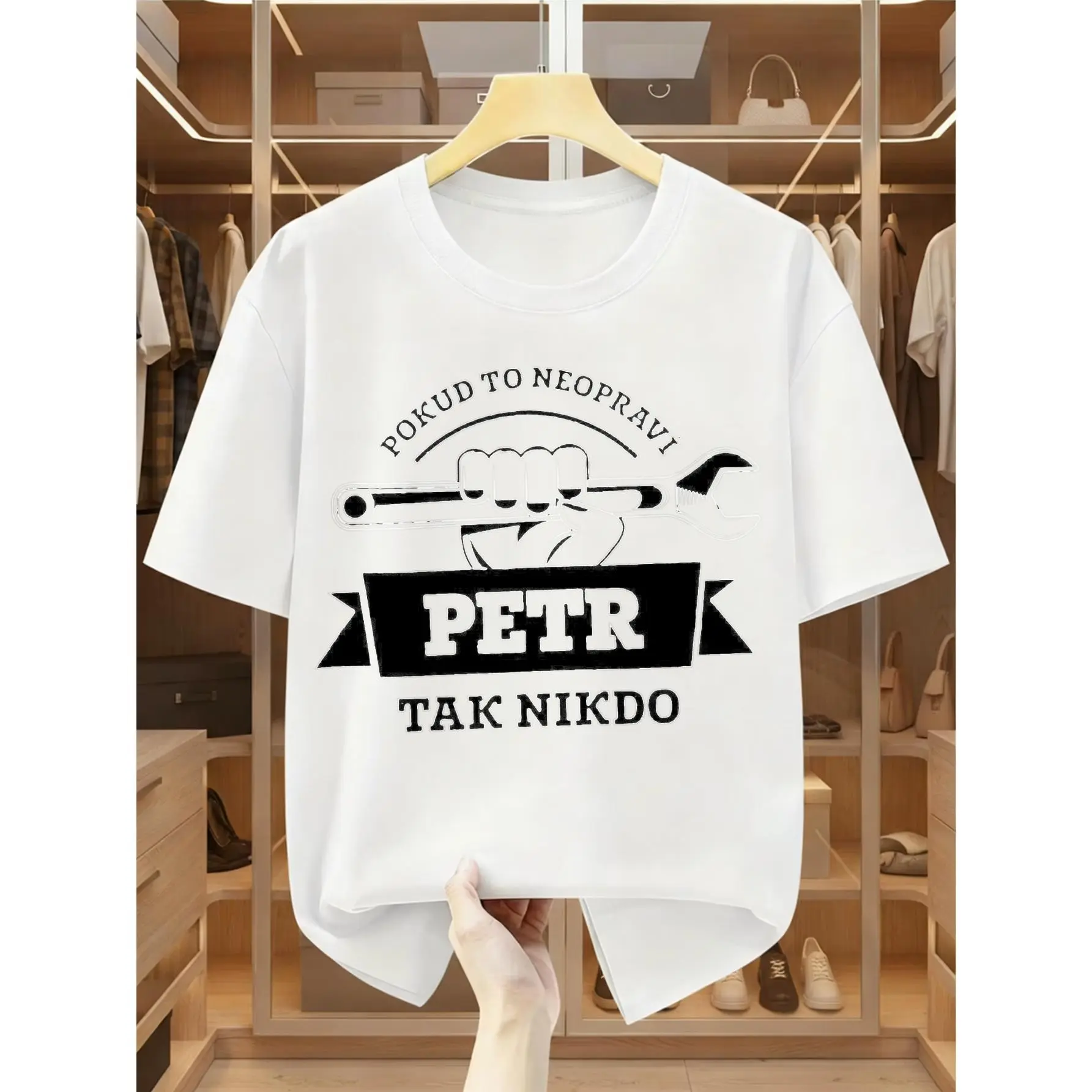 Casual Style, Men's T-Shirt, Petr Mechanic Design, Everyday Wear, Gift For Him