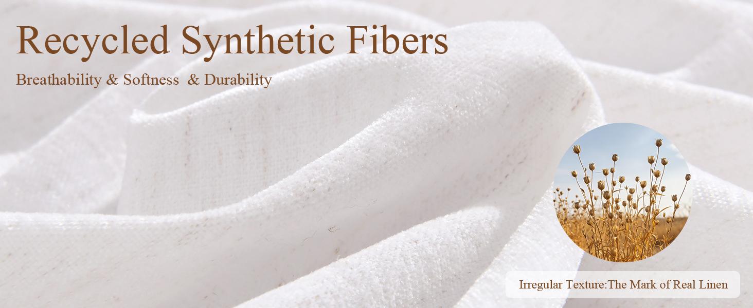 Pinch Pleated Linen Curtains 84 inches Long 2 Panels for Living Room Neutral Chenille Velvet Texture Curtain Pinch Pleat Hooks Rings Soft Luxury Drapes for Dining Bedroom Office Natural