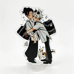 Gojo Satoru & Geto Suguru Casual Outfit Acrylic Stand Anime Character Desktop Display Ornament Collectible Gift for Fans