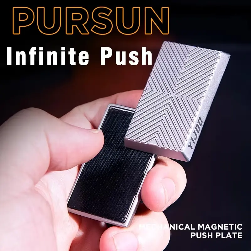 Infinite Metal Fidget Spinner Toy, Adult Stress Relief Toy, Adhd Tool Gift, Magnetic Metal Fidget Toy for Adults, Edc Stress Reliever, Stress Relieving Tool, Stress Relief Tools
