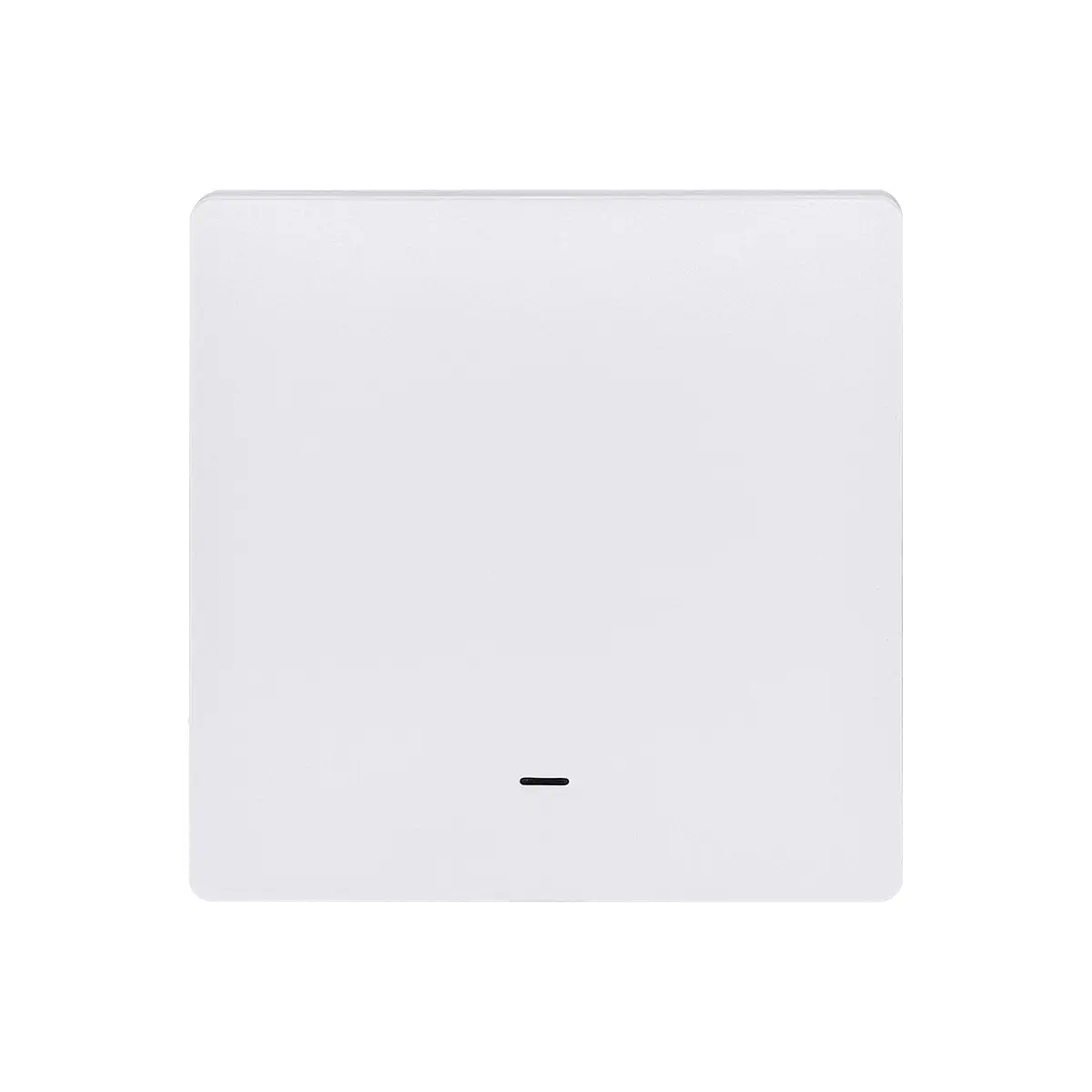 86-Type Wi-Fi Smart Wall Switch (8.6x8.6cm) with Touch & Rocker Buttons, Portable Remote & App Control, Short Circuit Protection, Indoor Home Improvement Accessory for Living Rooms, Bedrooms, Apartment Renovations, Intelligent Home Lighting