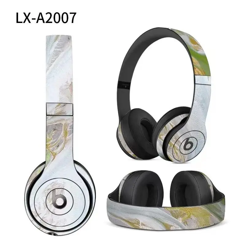 Protective Skin Sticker for Beats Solo 2 3 Headset Wrap Cover Universal Vinyl Decal Skin for Beats Solo 3 Wireless Headphone