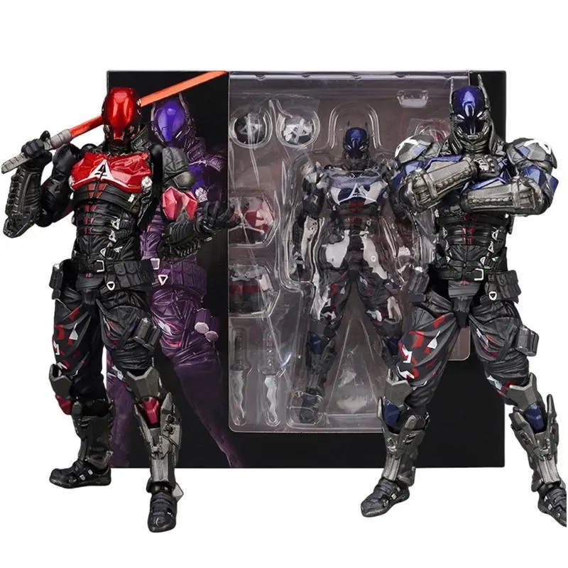 AMAZING YAMAGUCHI Arkham Knight Batman Action Figure Red Hood Robin Jason Todd Figuarts Game Model Toy Collection Kids Gift