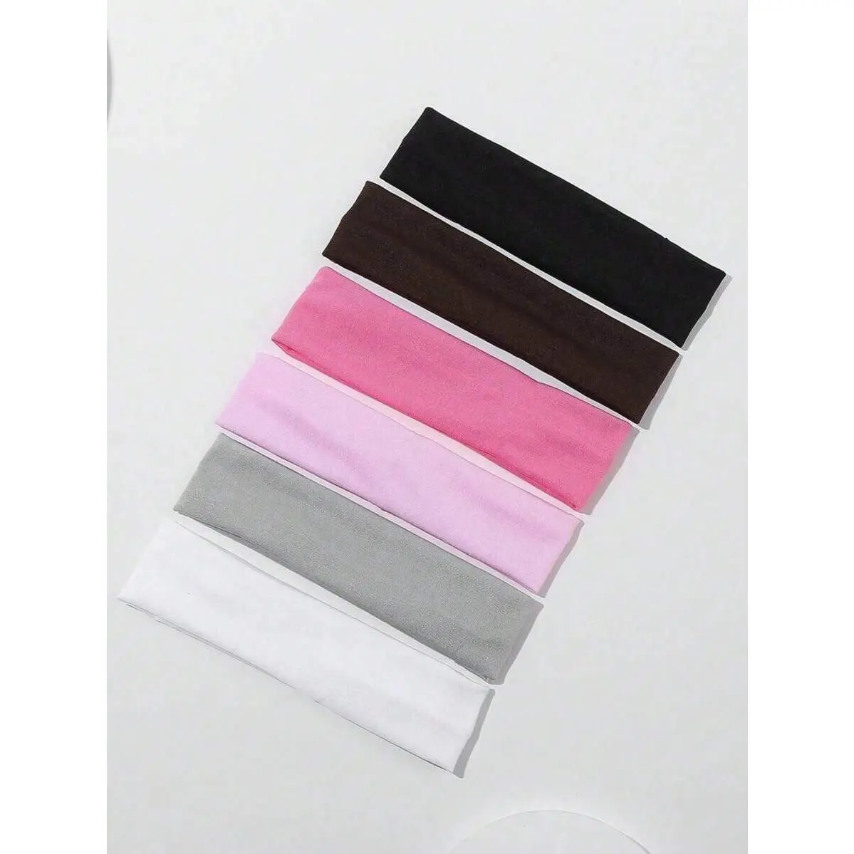 1/6pcs Set Elegant Bohemian Style Headbands, Solid Color Elastic Headwraps, Women Sports Knitted Headbands, Suitable For Washing Face & Makeup, Fashion Hair Accessories, Campus Supplies, Autumn/Winter Resort Headbands, Women Elegant Scarves, Women Headsca