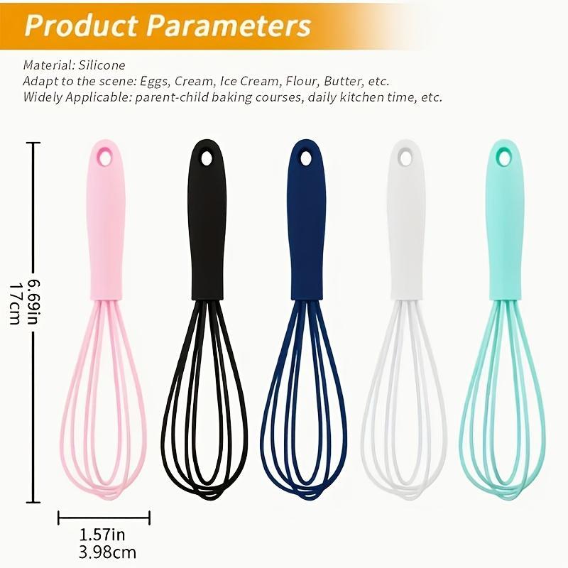 Make Your Kitchen More Exciting: Colorful Mini Stainless Steel Whisk for Creating Delicious New Flavors