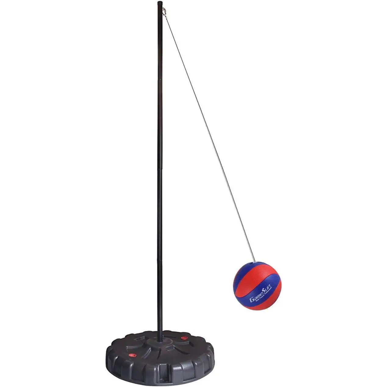 Portable Tetherball Set,Portable Water-Base Tetherball Set with Tetherball, Pole, Rope and Base for Outdoor, Backyard and Family Fun Play