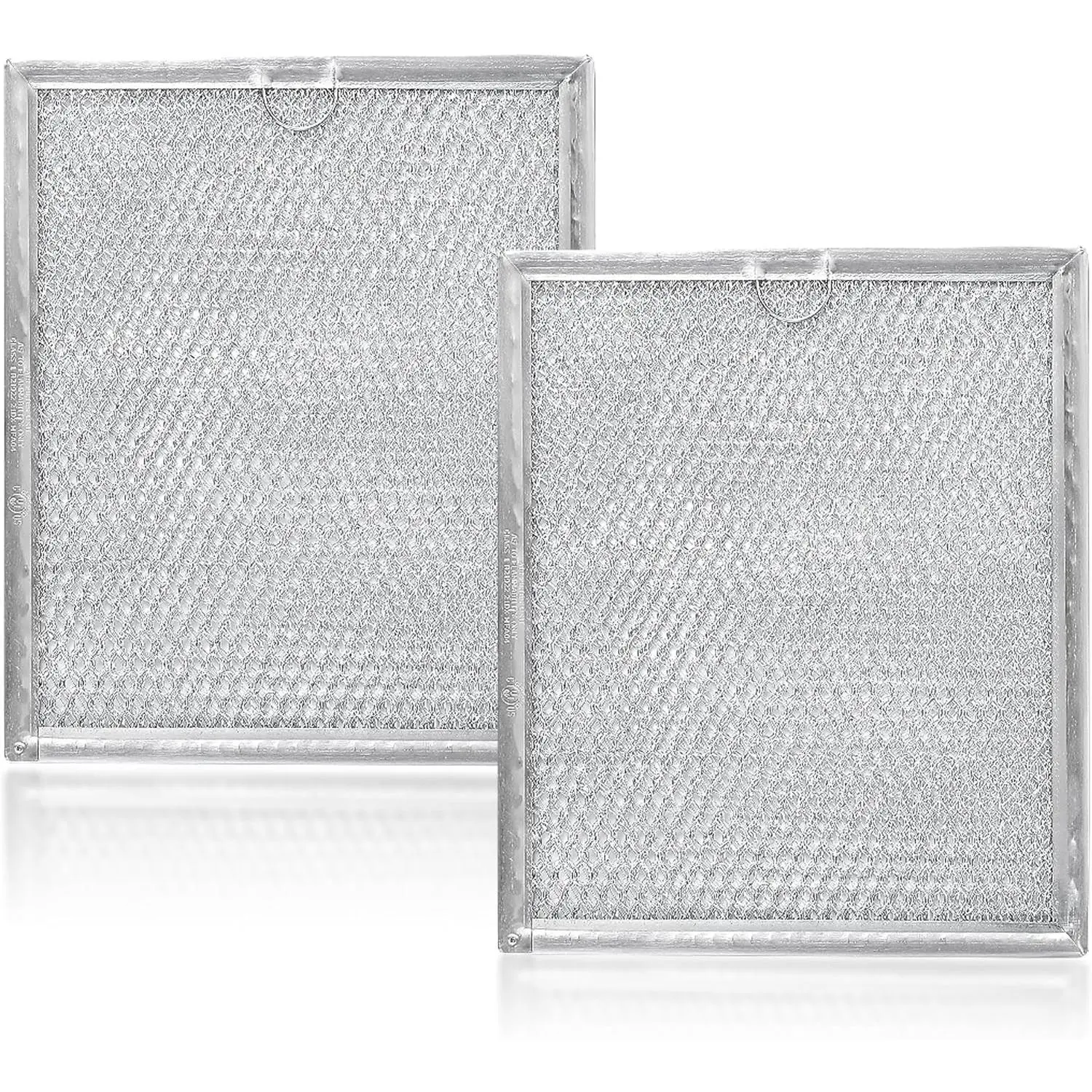 Microwave Filter 9" X 7 3/4" WB6X486 WB06X0486 fit for GE Microwave Aluminum Grease Mesh Filter Replace WB06X10125 5304408977 JVM1331BW02 JVM1331WW03
