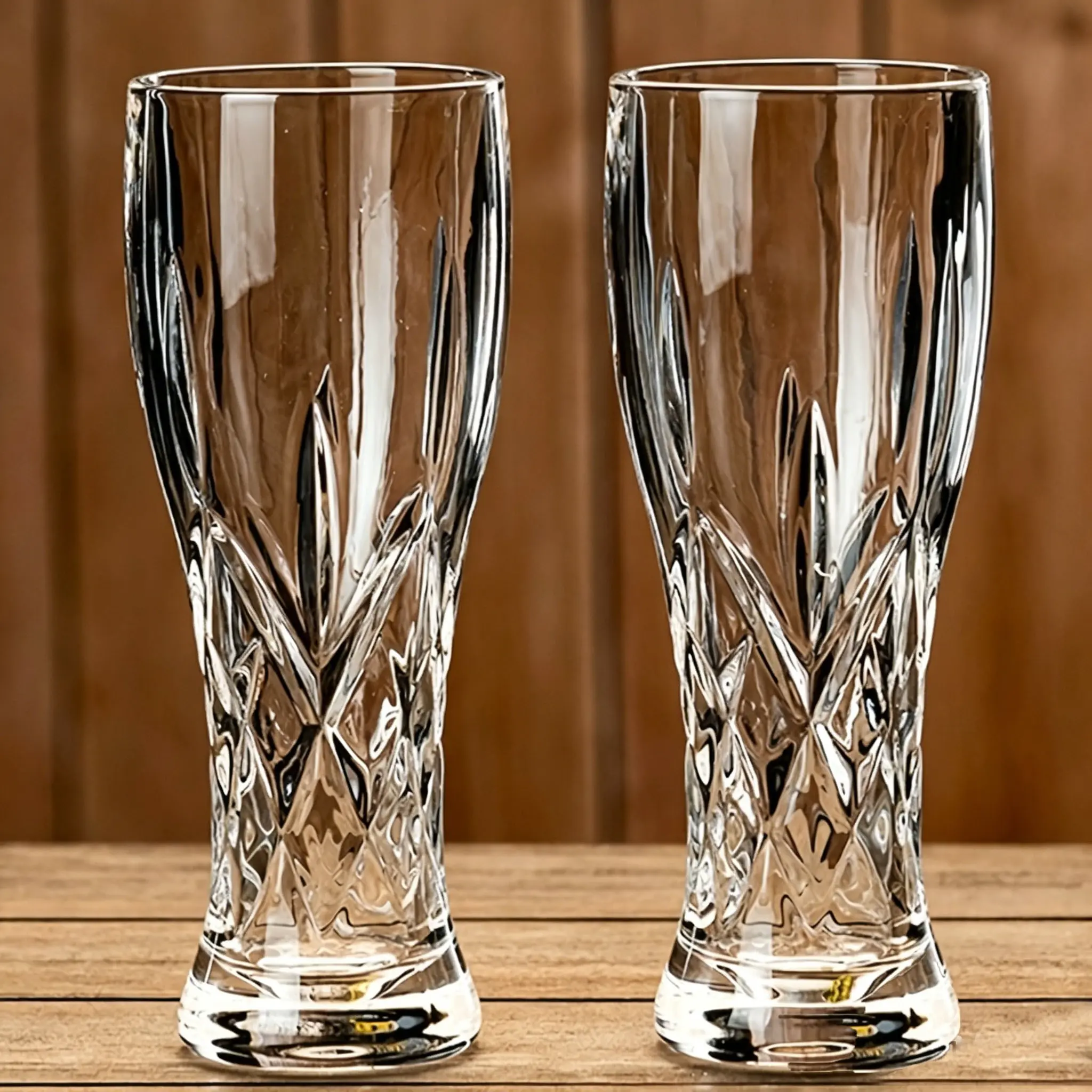 4/2 Pack 13.53oz Glass Beer Cups, Craft Beer Glasses, Kitchen & Party Supplies, Rocks Cup, Vodka, Whiskey, Cocktail, Cognac