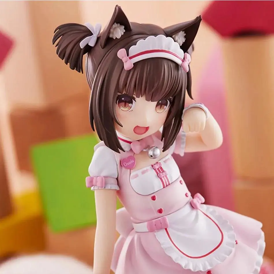 18CM Anime NEKOPARA Figure chocola And vanilla Cute Stand Animation Model Toys Gifts Collection Decoration Ornaments PVC