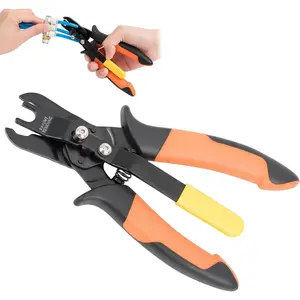 Push to Connect Fittings Air Line Pliers Disconnect Tool,Air Line Disconnect Tools Kit for 1/4", 5/16", 3/8", 1/2" (6mm, 8mm,10mm,12mm),Quick Connect Release Pliers,Push Fitting Removal