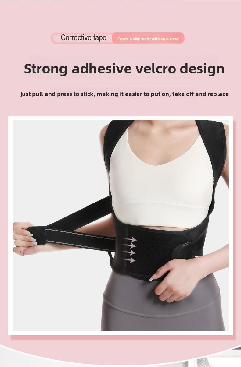 TikTok-style back correction belt for hunchback correction, posture corrector for adults, men and women, for beautiful back and open shoulders