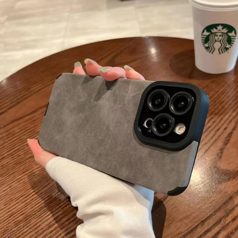 DarlingCase Matte Leather iPhone 17 Pro Max Case, Fits iPhone 15 Pro Max, iPhone 14 Pro, iPhone 13, Luxury Soft Back Cover with Lens Protection – Sleek Look, Premium Feel, Daily Ready