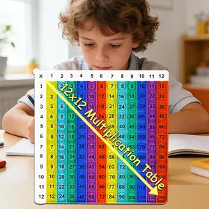 Multiplication Learning Board, 12x12 Multiplication Tables, Push Bubble Sensory Classroom & Home Learning Multiplication Chart Tool，Fidget Game for Teachers to Create a Variety of Math Operationsfidget toys