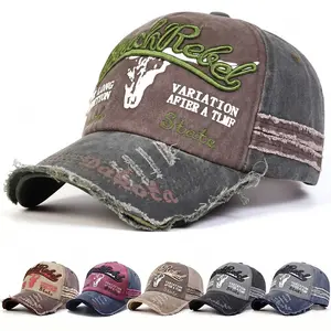 New Distressed Embroidered Baseball Cap "AFIFR A TLMF" Design, Unisex Outdoor Casual Sports Duckbill Cap, Essential Accessory for Party and Gathering Outfits, Suitable for All Seasons, Outdoor Cycling, Fitness and Sports Curved Brim Hat