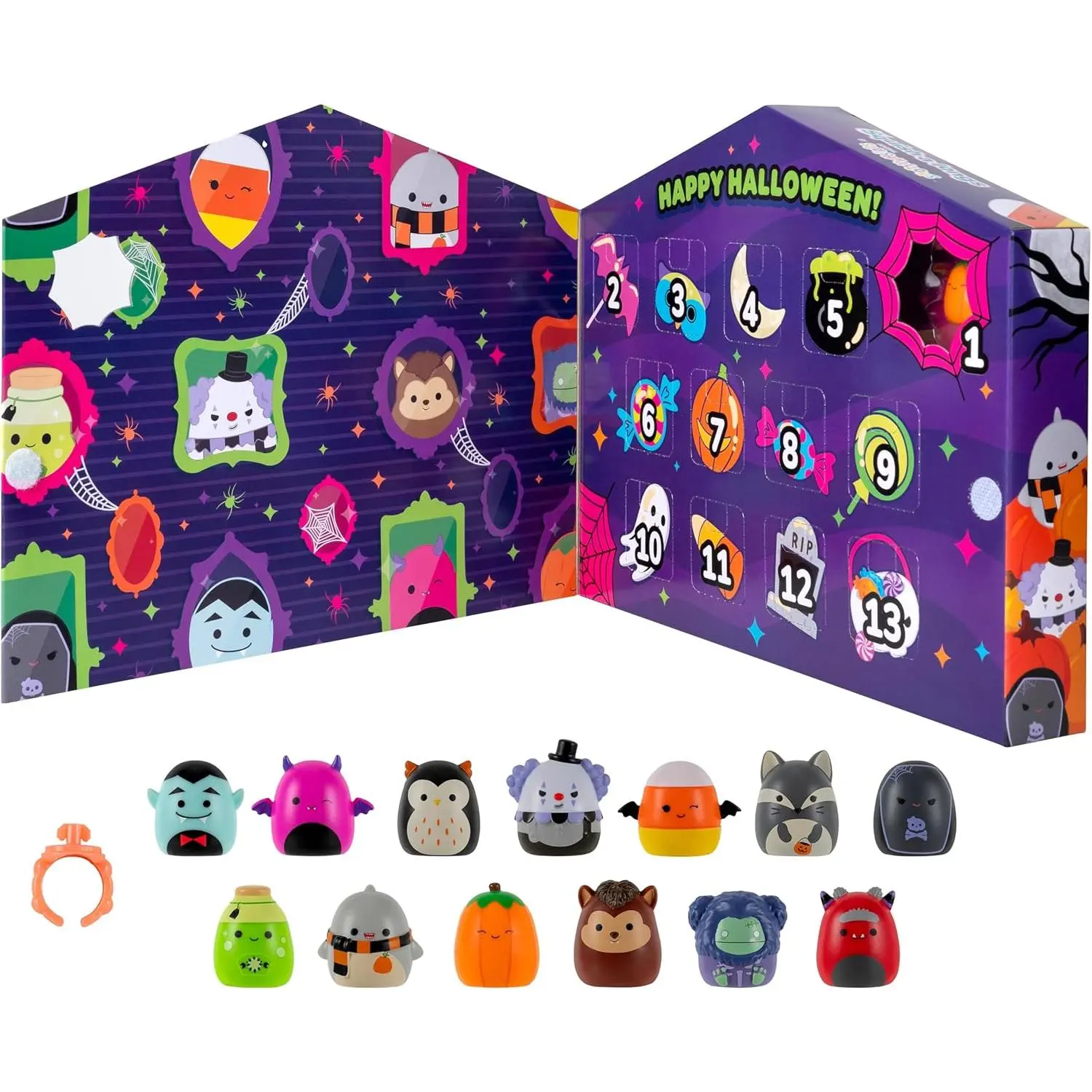 Halloween Countdown Calendar – Includes 13 Mini-Squish (Wave 3)