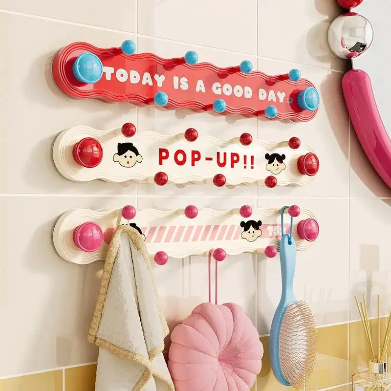 Wall Coat Hook Coat Key Hook Living Room Bedroom Storage Hook Wall Non-marking Decoration Multi-functional Hook Accessorie 옷걸이 벽