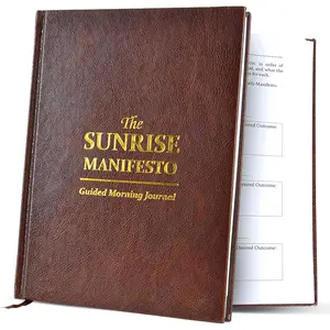 Sunrise Manifesto: Daily Morning Guided Journal for Gratitude, Mindfulness, , Self Care for Women & Men - 5 Minute Reflection Journal