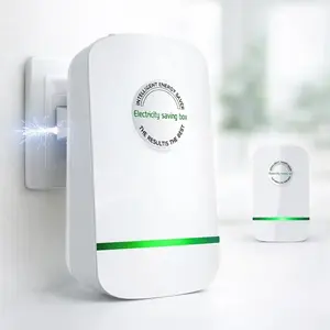 Serein 2 PCS Smart Energy Saving Plug, Stop Watt Power Saver Device, Energy Box for Home & Office, Universal Electricity Saver 90V-250V 30KW, Safe & Durable