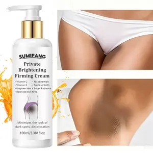 100ML Brightening Cream with Arbutin, Vitamin C, Niacinamide, Vitamin E, Even Skin Tone, Discoloration, Natural Glow, Gentle Texture, Suitable for Genital Area, Underarms, Inner Thighs, Buttocks