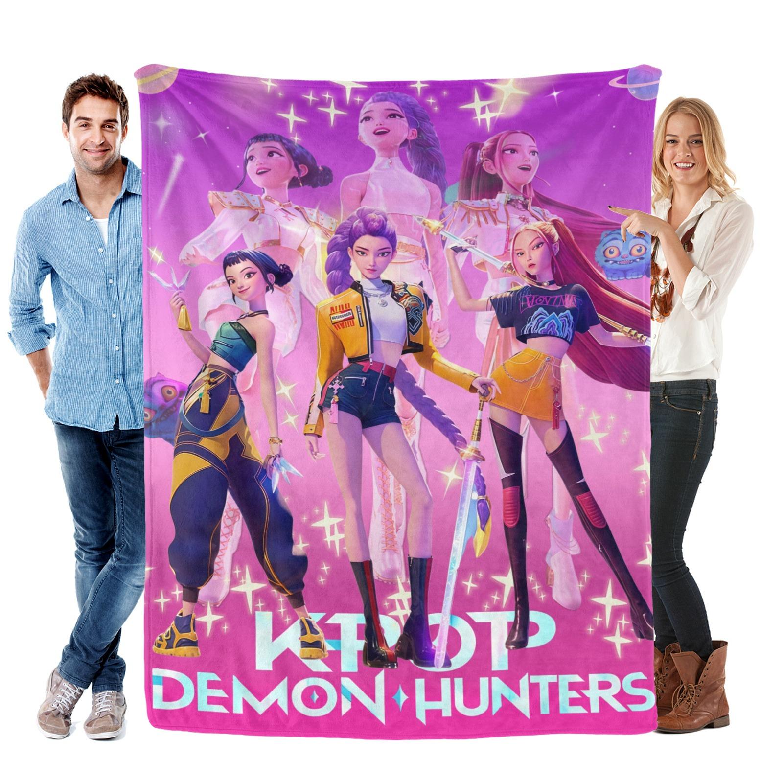 K-Pop Devil Hunter Dream Blanket, Soft and Warm, Suitable for Fans, Women, Girls, and Children.A Cozy Nap Blanket, Perfect for Everyday Decoration or Relaxation.An Ideal Choice for Living Room Sofas, Christmas Gifts, and Birthday Decorations. K-Pop Devil Hunter Dream Blanket, Soft and Warm, Suitable for Fans, Women, Girls, and Children.A Cozy Nap Blanket, Perfect for Everyday Decoration or Relaxation.An Ideal Choice for Living Room Sofas, Christmas Gifts, and Birthday Decorations.