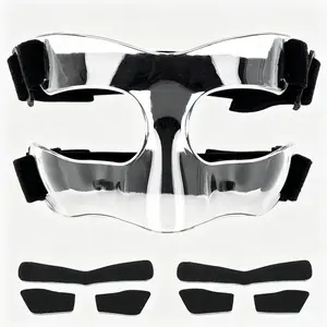 Basketball Mask, Soccer And Volleyball Anti-Collision Protective Face Mask, Outdoor Sports Face Injury Prevention, Eye Protection
