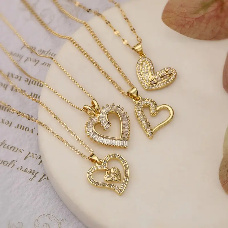Clavicle Necklace for Women, Baroque Style Plated Cubic Zirconia Fashion Accessory for Anniversary, Evening, Pvc Base, Glamorous, Anniversary Gift, Chocker Necklace