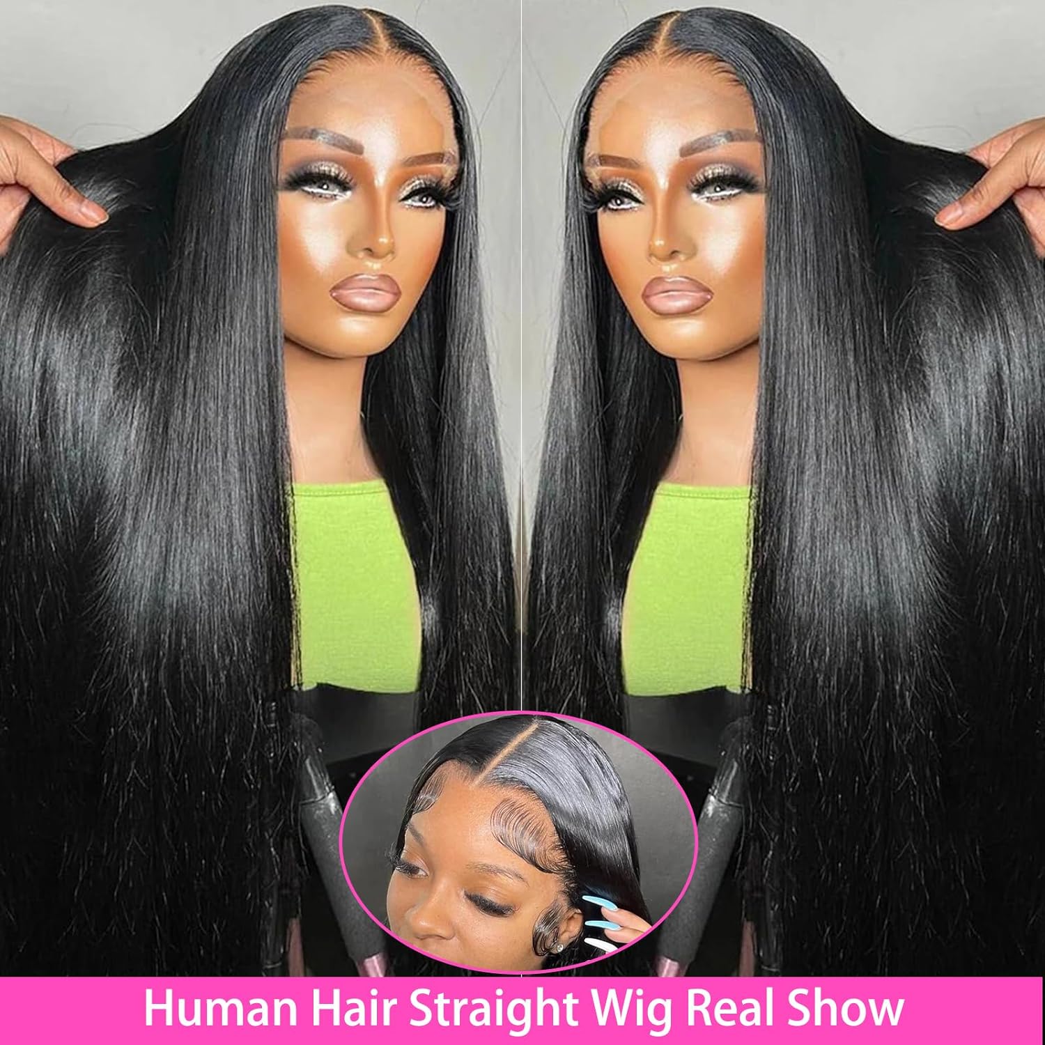 Bling Hair 13x4 13x6 Straight Hd Lace Front Wigs Human Hair 180% Density HD Transparent Straight Frontal Wig for Women Straight Wigs Pre Plucked with Baby Hair TikTokShopHolidayHaul