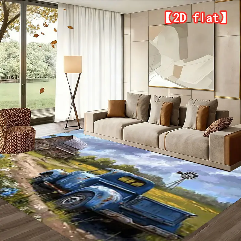 Soft and comfortable carpet/mat, anti-slip and easy to clean, perfectly suitable for living rooms, bedrooms, home decorations and room furnishings, enhancing the atmosphere/interest.