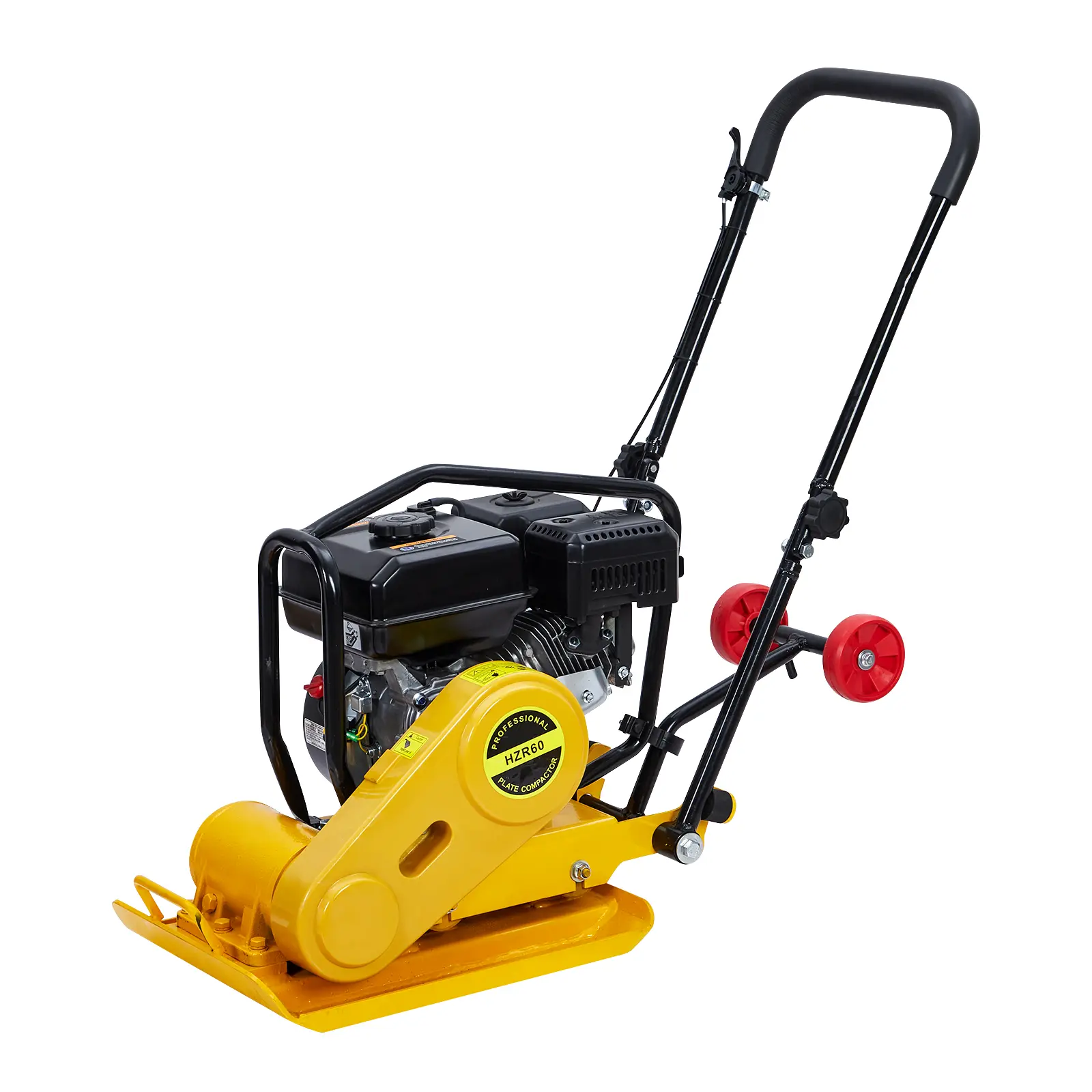 22.1X15.9" Plate Compactor, 7HP 212CC Gas Engine, 5600 VPM, 4200Lbs Force Vibratory Compaction for Landscaping, Professional Ground Compactors for Soil Gravel Asphalt Compaction summerwins