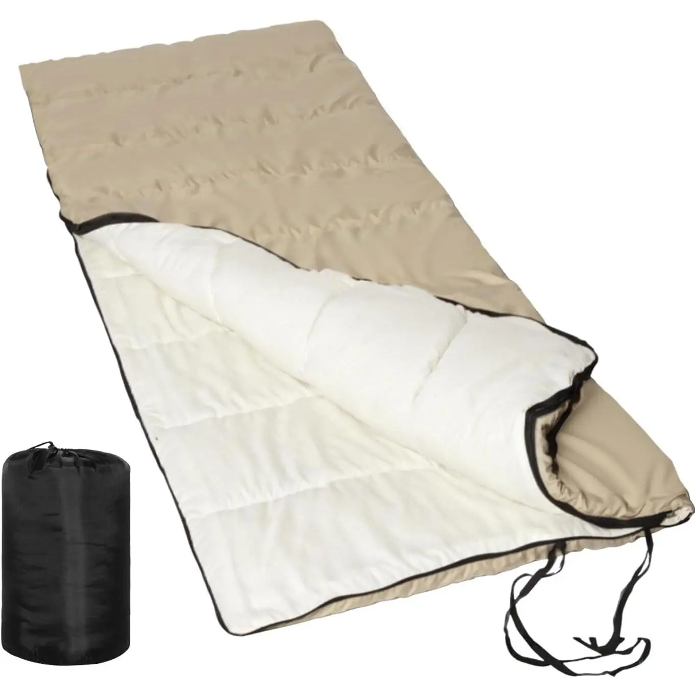 Sleeping Bag for Adults – 4 Season Camping Sleeping Bag Lightweight for Backpacking & Hiking, Waterproof Shell, Warm & Roomy, Machine Washable,Backpacking Camping Sleeping