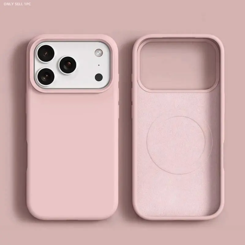 New Macaron Color Magnetic Shockproof Anti Drop Protective Phone Case, Shockproof Smartphone Cover, For iPhone 17 Pro Max 17 16 15 14 Plus 13 12, Double layer Shell Design, Protection, Gift for iPhone Users