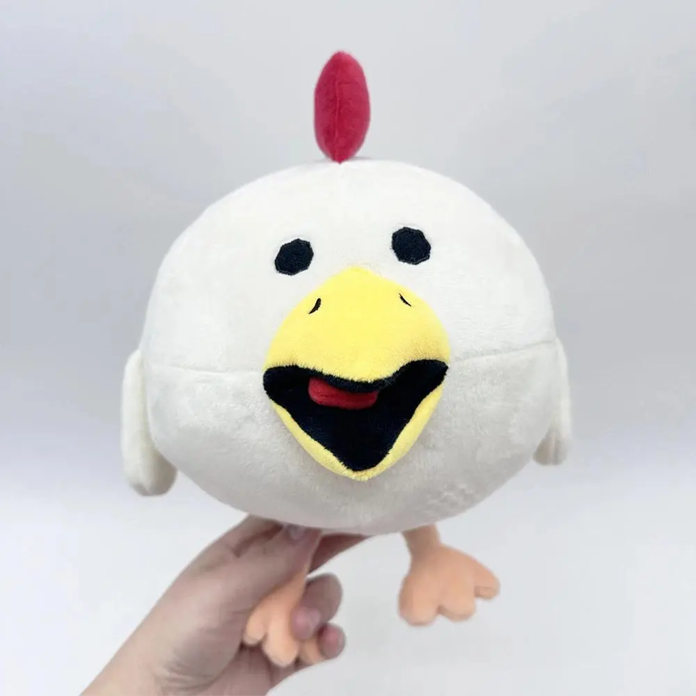 Hot New Funny Animal Rooster White Chicken Cute Plush Toys Anime Game Peripherals Action Figures Lovely Plushie Stuffed Doll