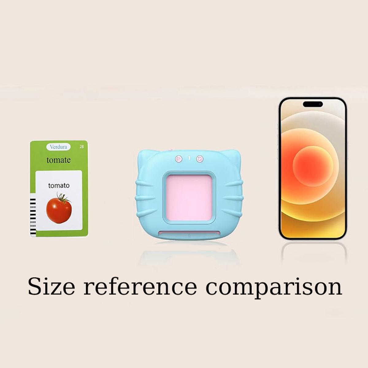 Spanish And English Talking Flash Card, Bilingual Instruction Cards, 1 Set Bilingual Learning Tool, Pocket Speech Training Tools, Educational Learning Tools for Boys & Girls Christmas Gift