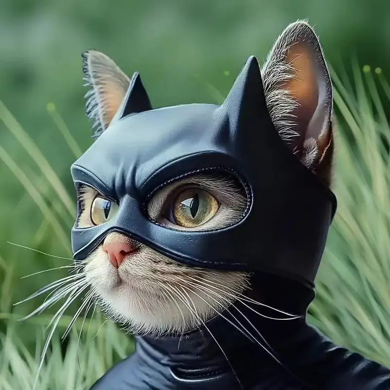 Pet Mask Halloween Party Cosplay Essential, Cool Cat Pet Mask, Must-Have for Photo Props, Perfect for Festive Celebrations