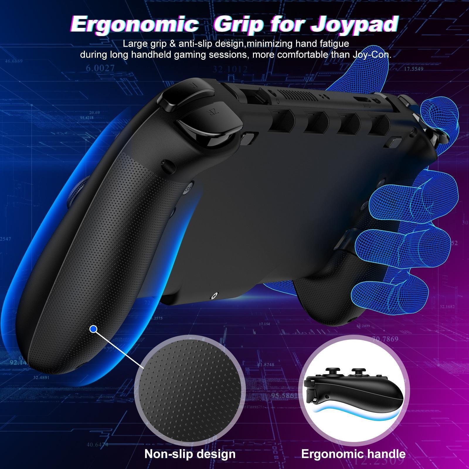 ESYWEN Wireless Ergonomic Grip Controller for Switch, Switch OLED Console - 17 RGB Lights, Programmable ML/MR Buttons, Game Accessories with Lock Function for Enhanced Gaming Performance,back to school,back to school haul