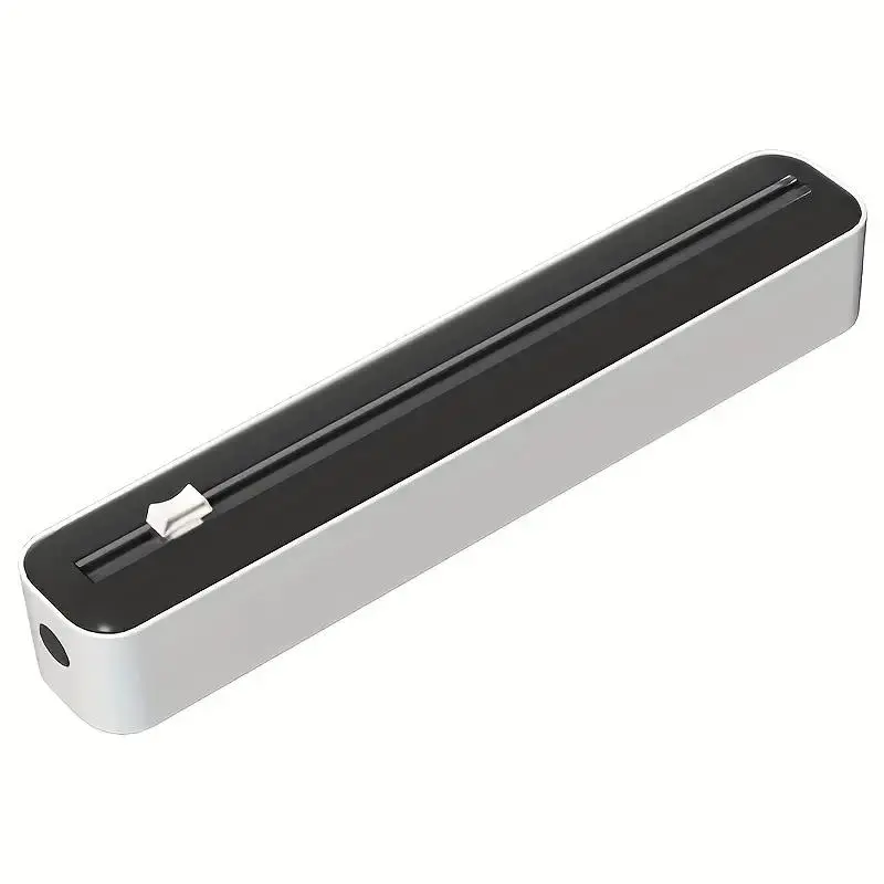 1 piece of dual function cling film cutter - multi-purpose kitchen sealing machine, suitable for plastic, aluminum foil, baking paper, and wax paper - kitchen packaging tool | fashionable home appliance appearance | durable plastic material