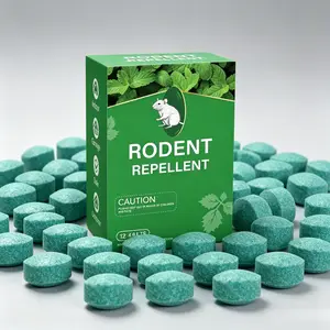 Natural Peppermint Oil Mouse Repellent Pouches (12-Pack) - Safe, Non-Toxic Pest Repellent Solutions for Indoor Rodent-Control, Cars, Homes
