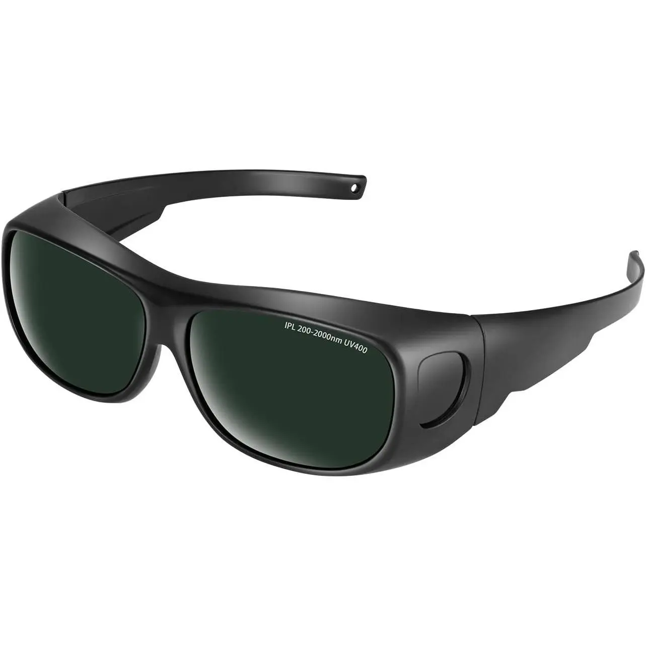 Wraparound High Goggles with a Solid Frame, 200-2000nm Laser Protection for Cosmetology and IPL Hair Removal, Laser Safe