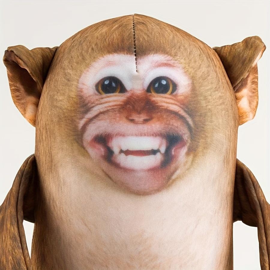 Mischievous Monkey Plush Toy – Fun Fridge Hanging Decor, Perfect Office Prank Gift & Cute Accessory for Monkey Lovers!