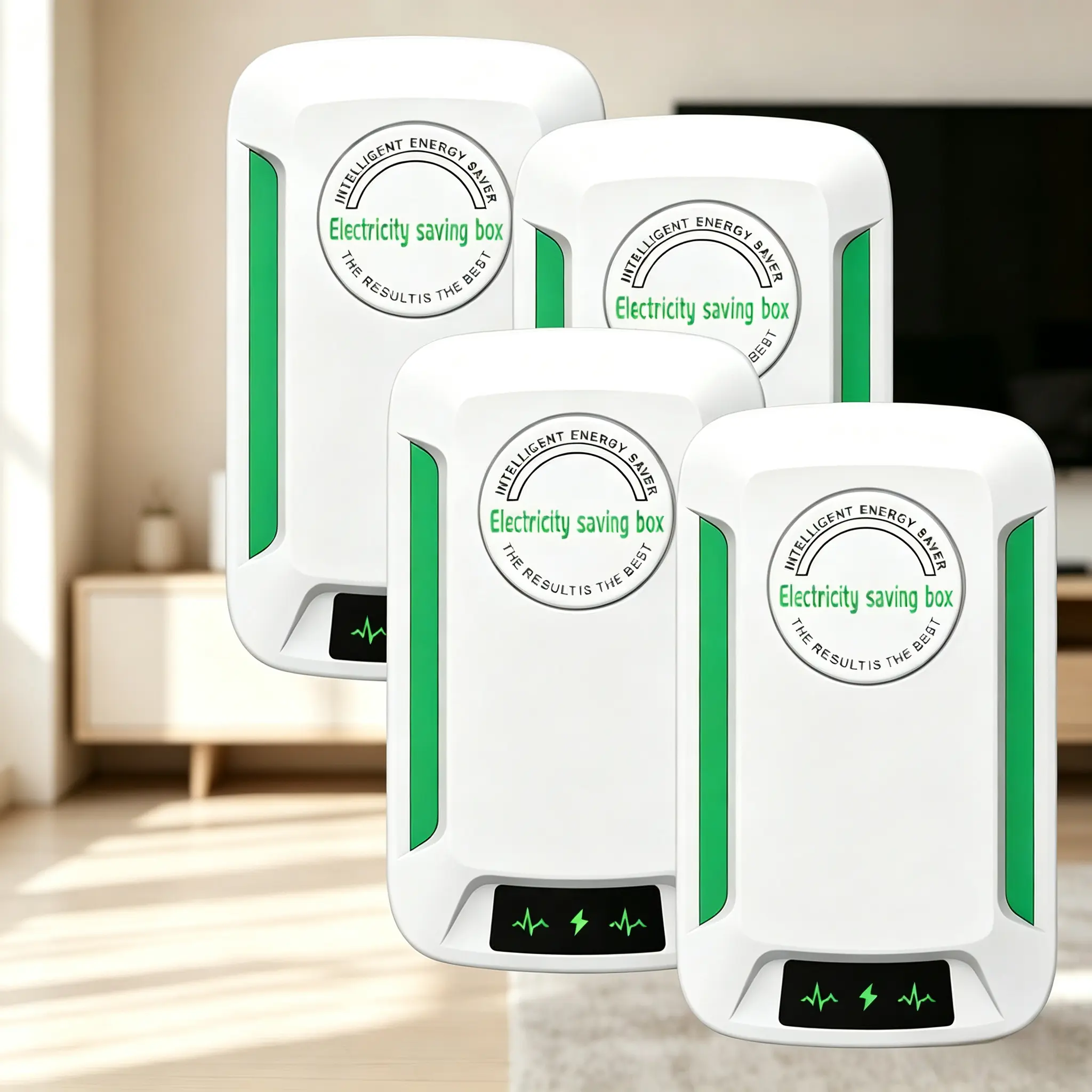 4PCS Smart Plug Device & Office US Plug with Built-In Indicator Light, for Home/Office/Restaurants/Factory