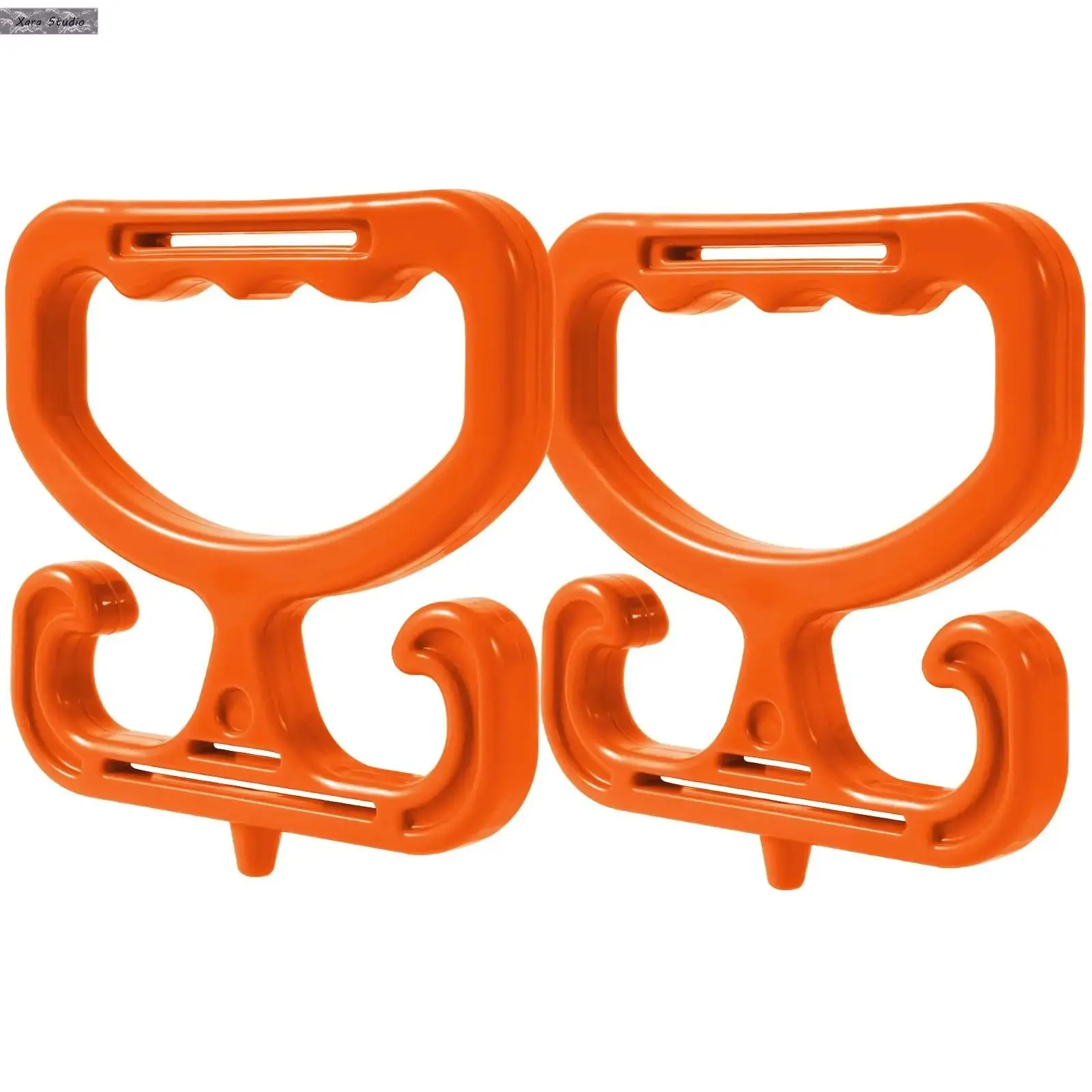 Grocery Bag Shopping Bag Holder Handle Carrier Each Handle Holds Up to 80lbs. 2 Pack Carrier Tool… (2 Handle)