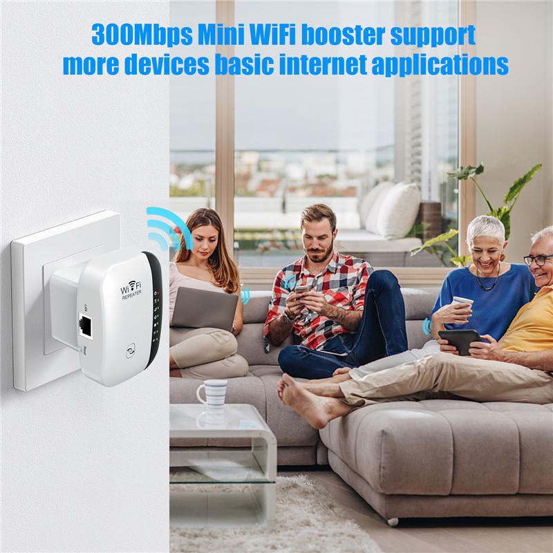 Wireless WIFI Repeater  Router Wifi Range Extender Wi-Fi Signal Amplifier Network Card Adapter for PC