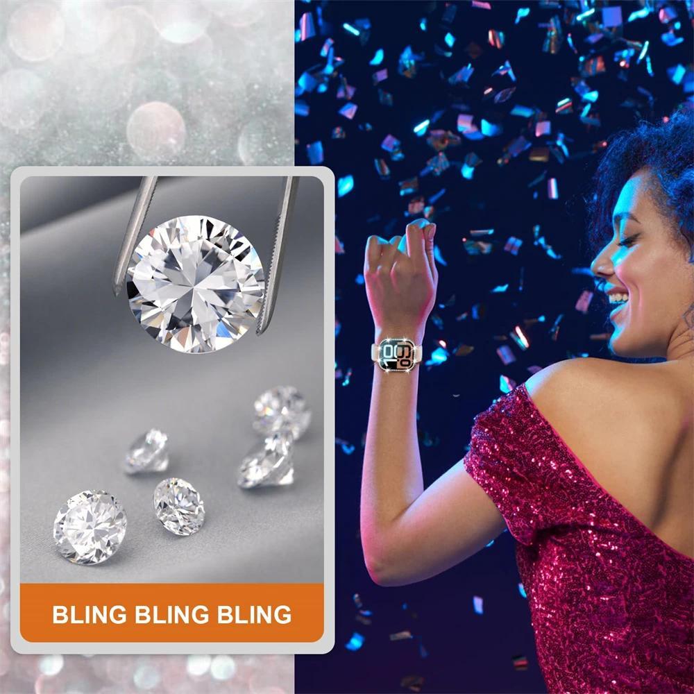 Diamond Case For Apple watch series 10 9 8 7 6 5 4 se 46mm 42mm 44mm-40-41-45mm Glass+Bling Bumper Screen Protector Accessories