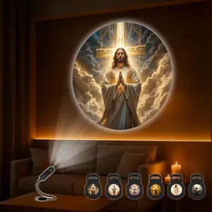 God and - Projection Light, six Different Patterns to , Room Ceiling Background Decoration Light, Church Prayer Decoration, Christian .