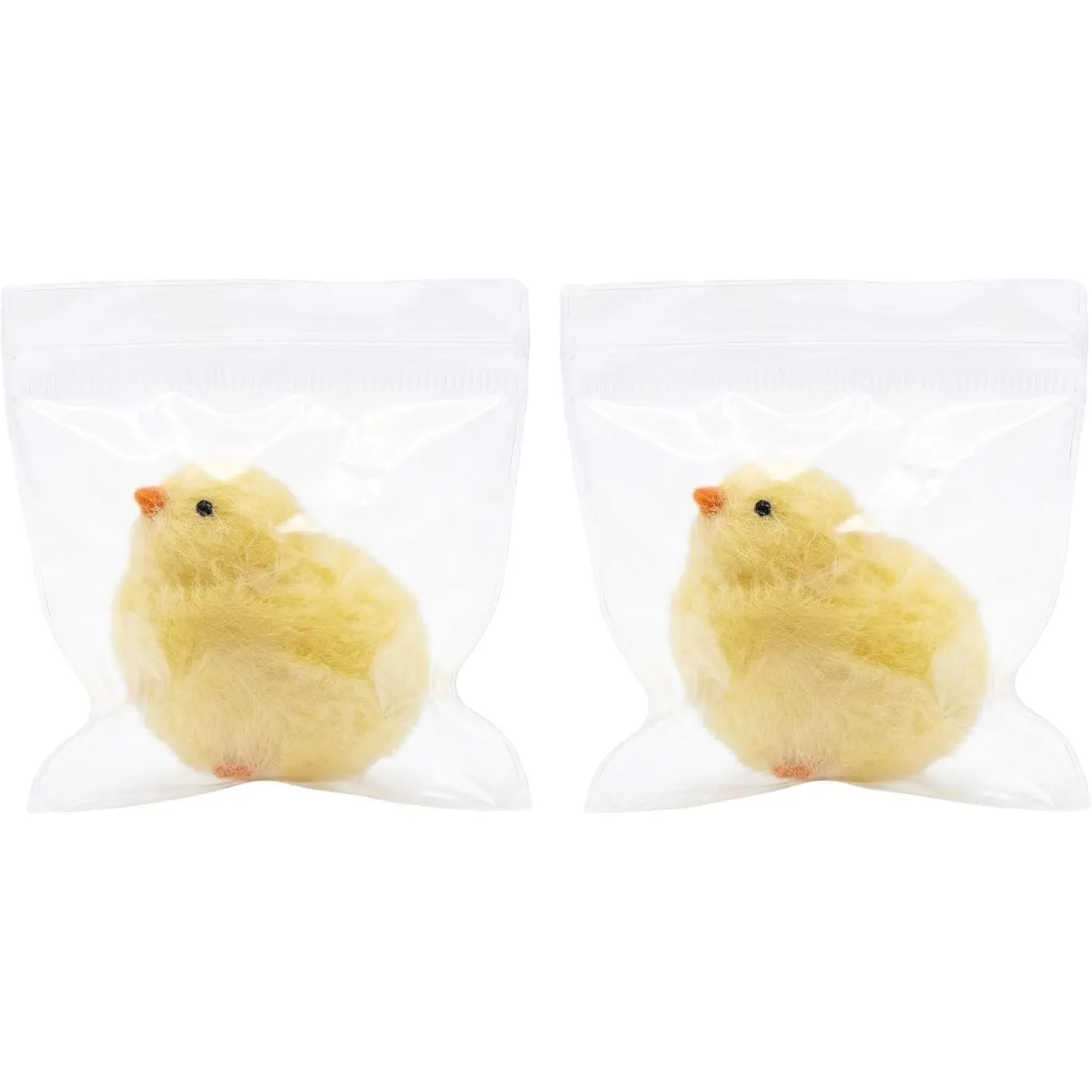 2Pcs Cute Chick Squishy Toys - Slow Rising Squeeze Fidget Toys for Stress Relief, Realistic Baby Chicken Sensory Toys for Adults, Anxiety Relief Squeezable Toy for Office, Home, Party Favors